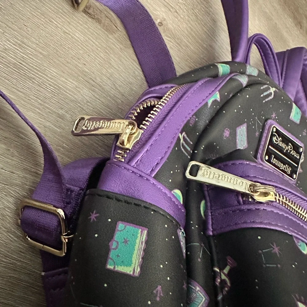 Loungefly Black and Purple Bag Accessories Hocus Pocus